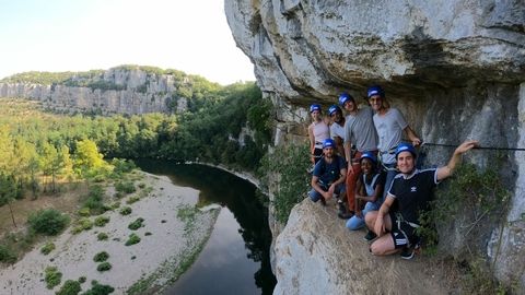 Ardèche - Via corda de Casteljau avec Cimes & canyons