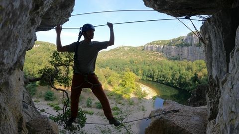 Ardeche - Via corda de Casteljau avec Cimes & canyons