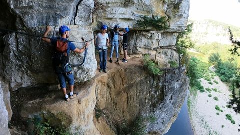 Ardeche -  Via corda de Casteljau avec Cimes & canyons