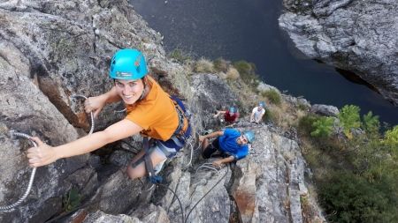 Ardeche Via Ferrata pont du diable - Cimes & Canyons