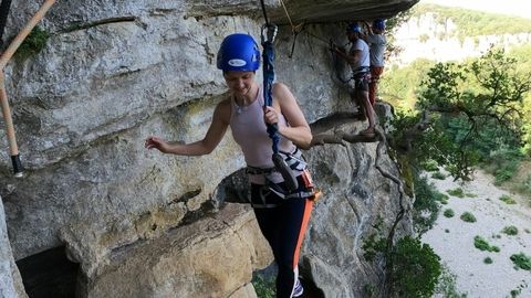 Aventure Via corda et canoë en Ardèche avec Cimes Canyons
