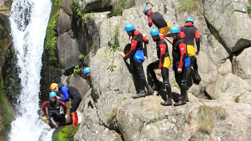 Canyoning Ardeche canyon haute besorgues - Cimes & Canyons.JPG
