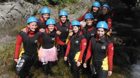 EVJF canyoning Ardeche