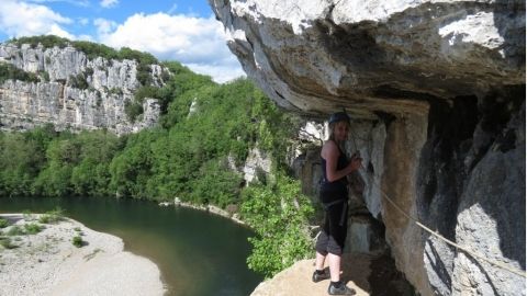 Parcours aventure en Ardèche - Via corda du Jardin d'Endieu